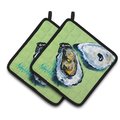 Carolines Treasures Two Shells Oyster Pair of Pot Holders MW1361PTHD